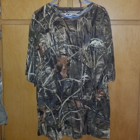 MENS M DUCK COMMANDER LOGO REALTREE CAMOUFLAGE PHIL ROBERTSON 3 HAPPY